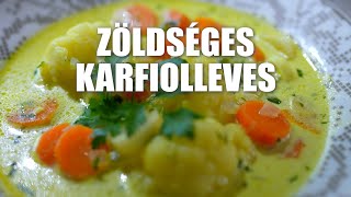 Zöldséges karfiolleves Borbás Marcsi konyhájából [upl. by Orvas754]