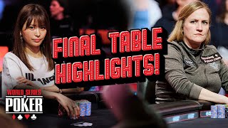 WSOP 2024  Ladies Championship Final Table with Jamie Kerstetter and Shiina Okamoto [upl. by Naerb]