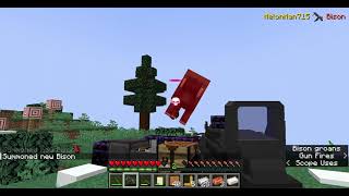 minecraft guns mod 1201 AVA  Alliance of Valiant Arms Guns mod [upl. by Rim]