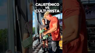 ¡Fisicoculturistas VS Calistenia ¿Quién levanta más en curl 🏋️‍♂️🔥 [upl. by Stav]