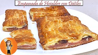 Empanada de Hojaldre con Dátiles Jamón y Queso [upl. by Agosto]