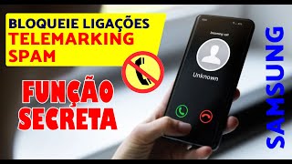 Como BLOQUEAR ligações de telemarketing e spam  SOLUÇÃO DEFINITIVA [upl. by Chelsie]