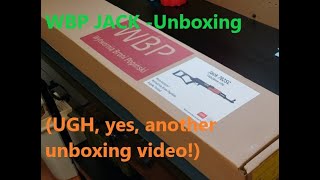 WBP Jack unboxing  yes ANOTHER YouTube unboxing video [upl. by Studley]