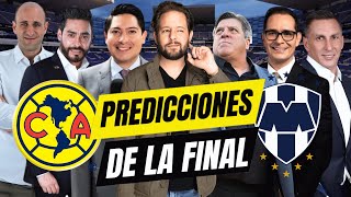 Predicciones de famosos  Previa de la Final América vs Monterrey [upl. by Arahset]