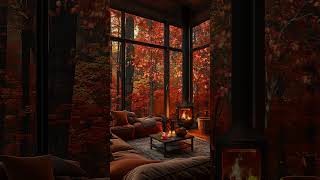 Cozy Cabin Jazz  Autumn Ambience and Piano Jazz Music for Efficient Work and Study 🍂🎹🌟 [upl. by Henrieta]