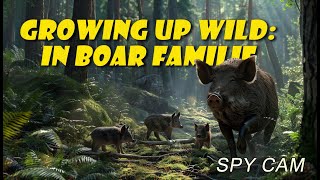 🐗Growing Up Wild The Daily Lives of Boar Families🐗 [upl. by Aniral]