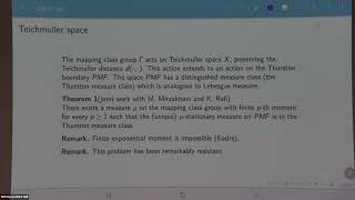 On a Theorem of Furstenberg  Alex Eskin [upl. by Stricklan723]