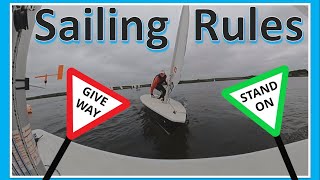 Sailing right of way rules colregs amp IRPCS explained [upl. by Jandel]