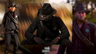 RDR2 BLACK OUTFIT PART5  30 SEC [upl. by Yelehsa]