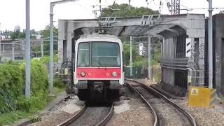 MI79 livrée Stif et MI84  Passage sans arrêt à la gare de Massy Verrières sur la ligne B du RER [upl. by Ahsei]