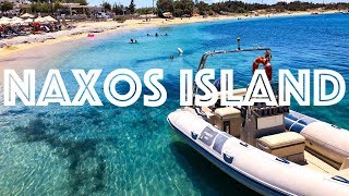 Naxos Island Port and Plaka Beach 4K [upl. by Marr]