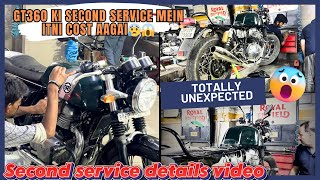 GT Continental 650 ki second service cost itni aaegi socha nhi th kabhi😱😱😱 shocking cost 202 rupees [upl. by Ajiat]