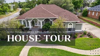 3 Bedroom Home for Sale in Pensacola Florida  House Tour  16251 Ygnacio Serra Drive [upl. by Yllah]