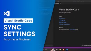 How to sync VS Code settings extensions… across your machines  Tutorial [upl. by Suiravad943]