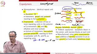 Lecture 26  Copolymers 1 [upl. by Fryd]