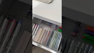 organize my office drawers pt1🎧 organization organizewithme officeorganization asmrorganizing [upl. by Nueoht]