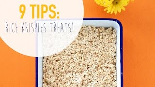 9 Tips For The Best Rice Krispies Treats [upl. by Eyahs833]