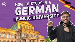 How to apply for German Public University  StepbyStep Process  Study in Germany [upl. by Akiaki]