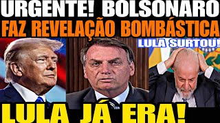 ADEUS LULA BOLSONARO FAZ REVELAÇÃO BOMBÁSTICA QUE ABALOU AS ESTRUTURAS DE BRASÍLIA O JOGO VIROU [upl. by Hadleigh]