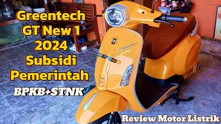 Motor Listrik Greentech GT VP New1 Subsidi 2024 [upl. by Leziar]