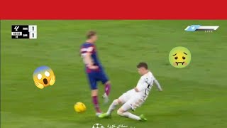 Frankie De Jong injury  No red card for Valverde tackle Real Madrid vs Barcelona  😱😱 [upl. by Nageem]