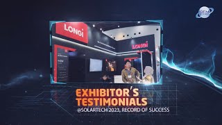 SOLARTECH INDONESIA 2023 EXHIBITOR TESTIMONIAL – LONGI SOLAR TECHNOLOGY COLTD [upl. by Arte]