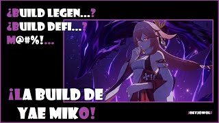 La Build de Yae Miko Artefactos Armas y Equipos  Guía de Personaje  Genshin Impact [upl. by Sucramed]