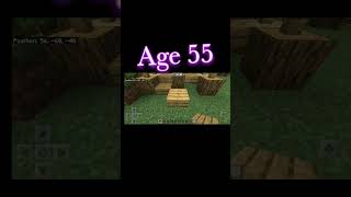 bases at different ages in minecraft shorts [upl. by Ardnasac]