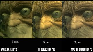 MGS3 PS2 vs PS3 vs PC Cutscene and Speed Test [upl. by Lehcnom865]