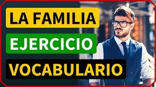 La Familia en inglés Ejercicios de vocabulario en inglés de los miembros de la familia  1 [upl. by Litha]