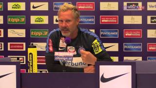 FK Austria Wien Thorsten Fink vor Mattersburg [upl. by Sarazen]