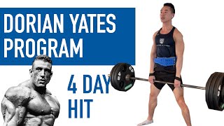 DORIAN YATESStyle Bodybuilding Program 4 Day Bro Split [upl. by Yruj]