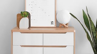 A Kickstarter Project We Love The Minimalists Wall Calendar Visualize Your 2025 [upl. by Quirk]