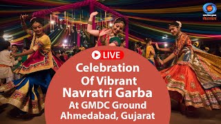 LIVE  Celebration Of Vibrant Navratri Garba At GMDC Ground Ahmedabad Gujarat  9th October 2024 [upl. by Eibber]