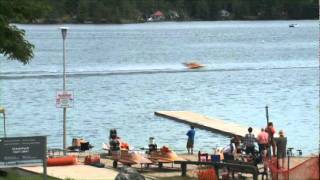 Powerboat TV on Gravenhurst Boat Race [upl. by Ardelia]