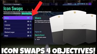 HOW TO COMPLETE ICON SWAPS 4 OBJECTIVES FAST UNLOCK ICON SWAP 4 TOKENS QUICKLY  FIFA 21 [upl. by Sedlik]