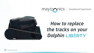 How to replace the tracks on your Dolphin Liberty robotic pool cleaner [upl. by Mumford]