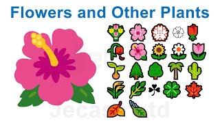 Emoji Meanings Part 17  Flowers and Other Plants  English Vocabulary [upl. by Adnalram]