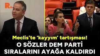 AK Partili vekilin kayyım sözleri DEM Parti sıralarını ayağa kaldırdı [upl. by Sharpe]