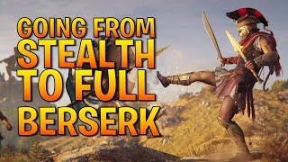 Clearing a Fortress EPIC STYLE  Assassins Creed Odyssey [upl. by Nerte176]