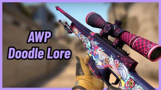 AWP Doodle Lore  CSGO Revolution Case Showcase [upl. by Bodwell]