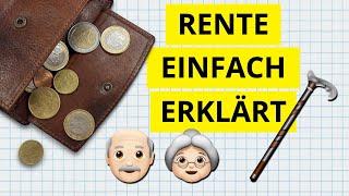 Wie viel Rente bekommst du Wie funktioniert die Rente Einfach erklärt inkl Beispiel 🤔 [upl. by Lisab205]