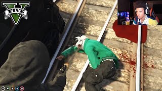 STOOD OVER HIM AND LOOKED IN HIS EYES👹  HOOD GANG LIFE ROLEPLAY🔫🏚  GTA 5 RP🔥 [upl. by Ydualc]