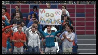 【メジャー】9 Miami Marlins VS New York Mets 【MLB The Show 17】 [upl. by Ahsitra]