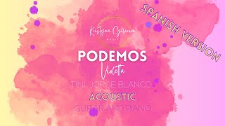 PODEMOS Violetta  acoustic karaoke  Spanish version [upl. by Stroud]