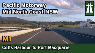 Driving from Coffs Harbour to Port Macquarie  Pacific Motorway Mid North Coast NSW 4K [upl. by Emiatej]