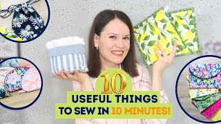 MUST TRY 10 quick amp easy sewing projects to sew sell and gift in 2024 [upl. by Siravrat642]