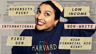 how i ACTUALLY got into harvard reading my admissions file international first gen low income [upl. by Eet22]