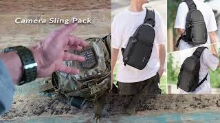 DIY Camera Sling Pack For Photography  Great For Hiking amp Fast [upl. by Pickering]