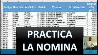 NOMINA EN EXCEL [upl. by Ycniuqal]